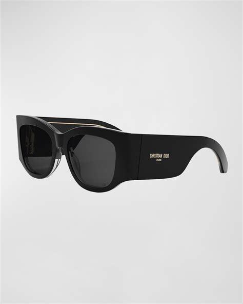 DiorNuit S1I Navy Blue Square Sunglasses .